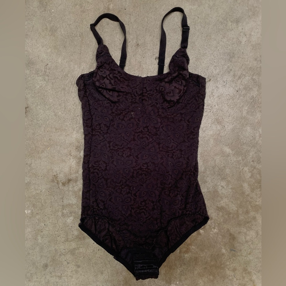 Bali Black Lace Shapewear Bodysuit